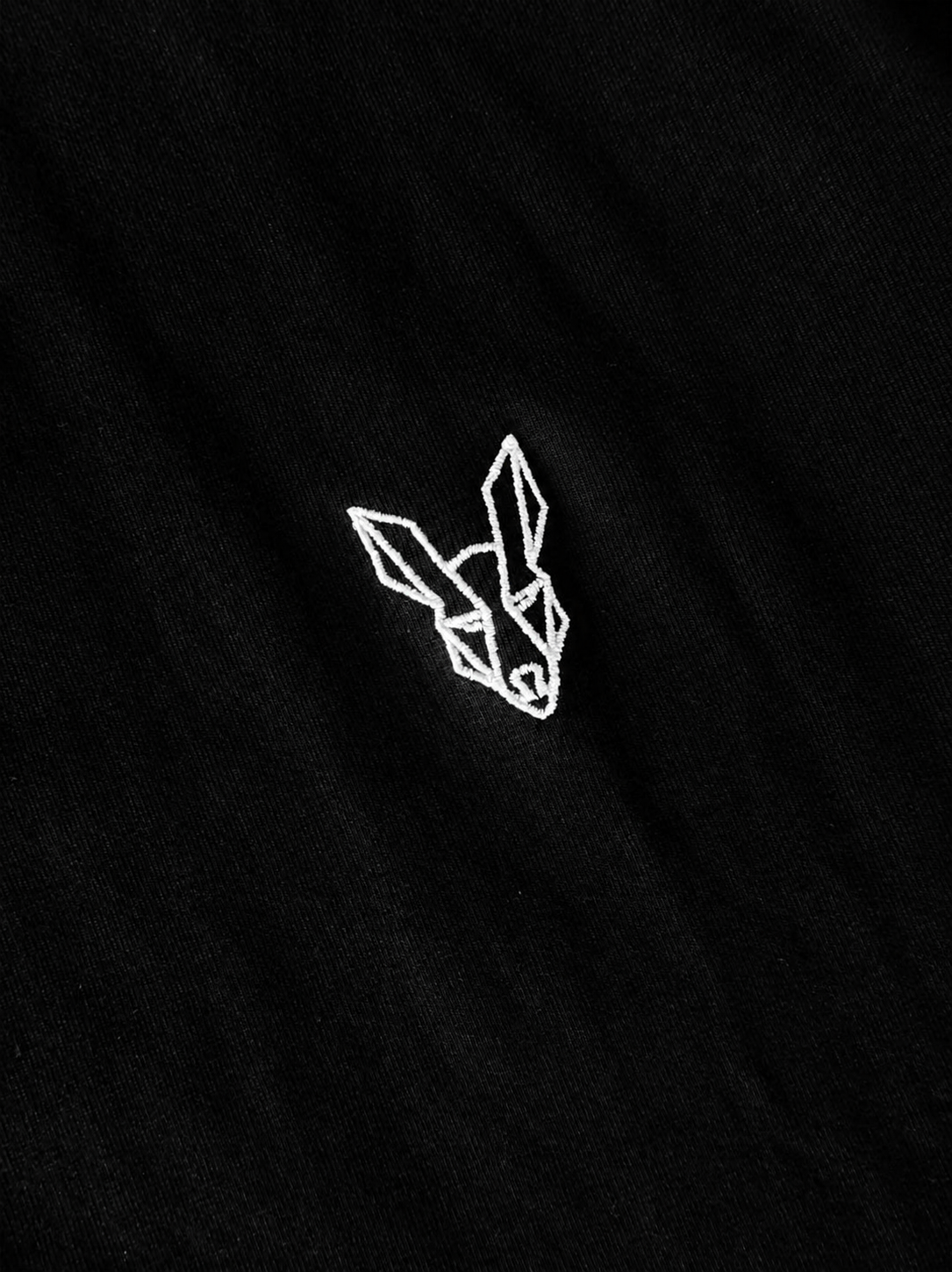 Fair Dinkums Oversized Tee — Black (White Embroidery & Back Print)