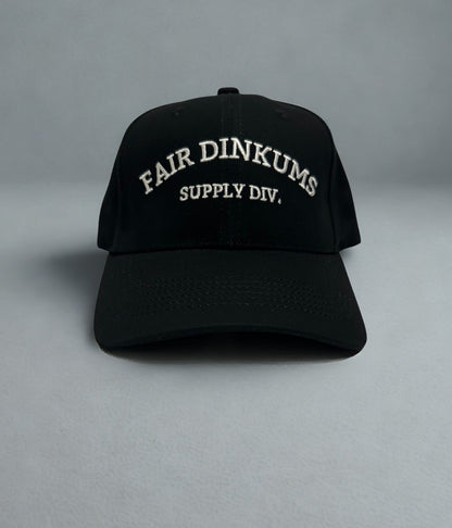 Fair Dinkums Supply Div. Cap — Black