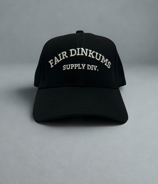 Fair Dinkums Supply Div. Cap — Black