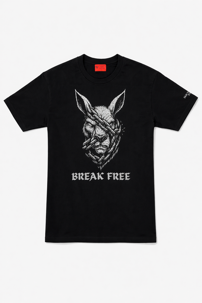 Forge Division T-Shirt – Break Free Graphic (Black)